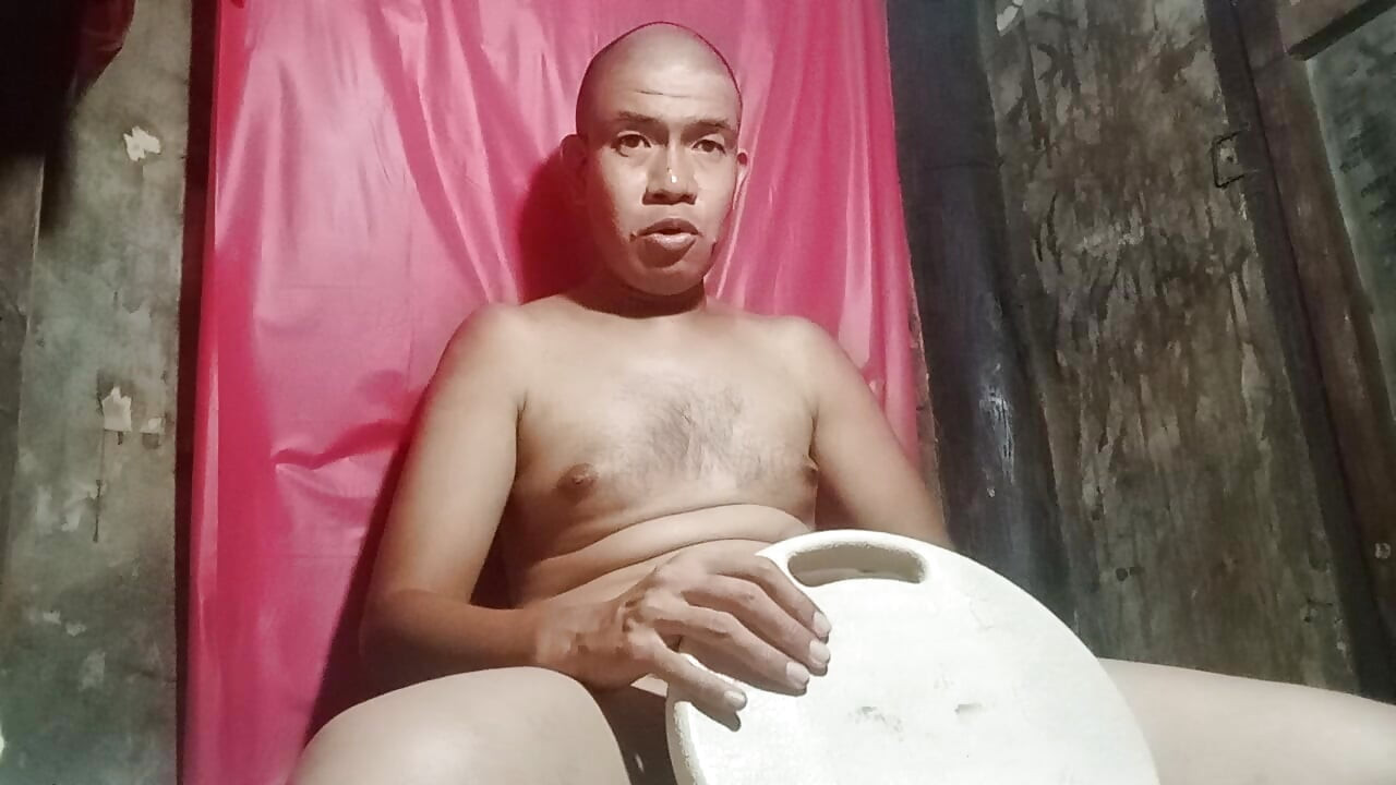 I used folding chair as imaginary vagina
