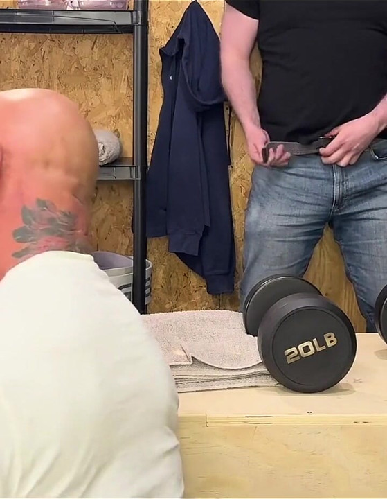 Falcon Legend Invites Me Back to His Garage and This Time I Bring My Friend to Share His Muscle Hole.
