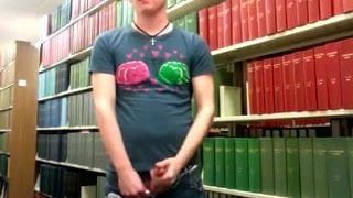 Wanking at the library