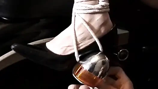 Busty MILF Getting Spanked on a Motorcycle