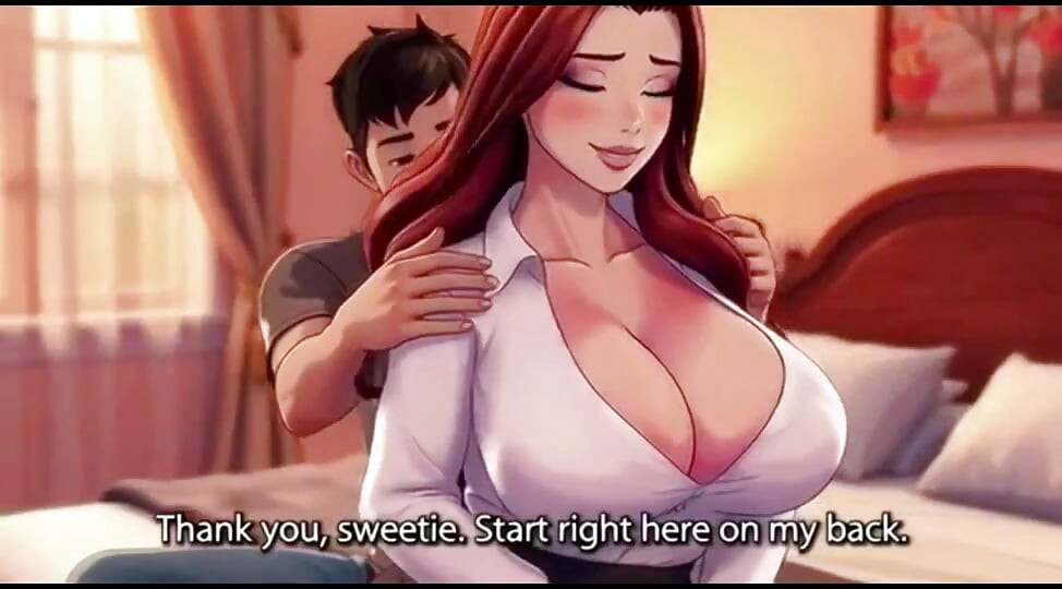 Stepson give relaxing massage to stepmom and eating her pussy