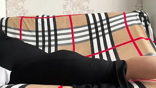 Arap Suriyeli orta yaşlı seksi kadın tesettürlü