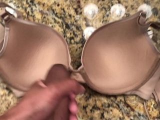 Jerking off with NOT Sister's Bra