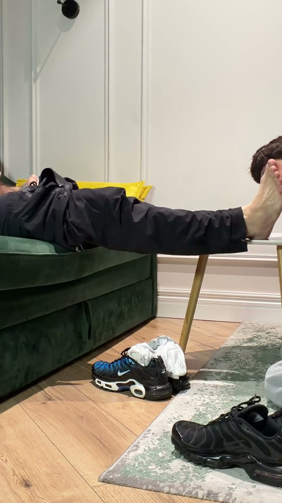 Worship of Socks, Feet, Jerking off and Sucking