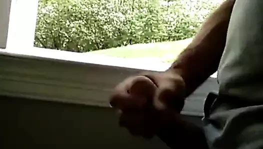 Jacking off at work