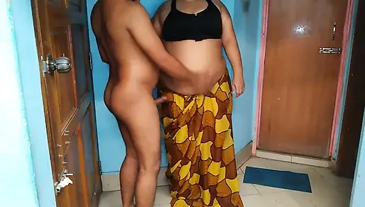 55-year-old Maid Fucked by Owner's Stepson - Cum Left Her Behand