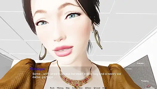 Трахаю французскую милфу - связанная похоть No7 - геймплей