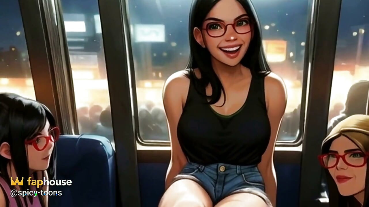Lin juega con los pies en el tren 2