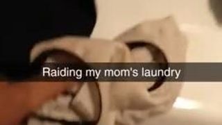 Indian dude plays with his step moms panties