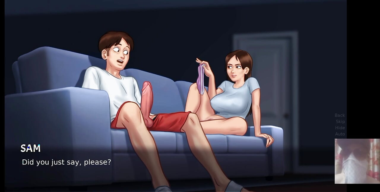 Big Boobed Step-Sis was surprised!!! She caught me while jerking and I fucked her.