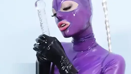 Huge Tits Latex Teasing the Cum Out