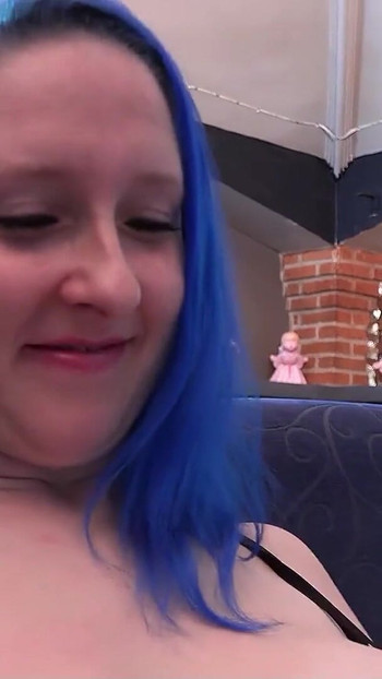 Memorable moment from "German blue Hair pregnant Daughter seduce to Anal Fuck by old Guy"