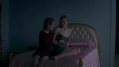 Scena lesbijek Jena Malone z neonu demona