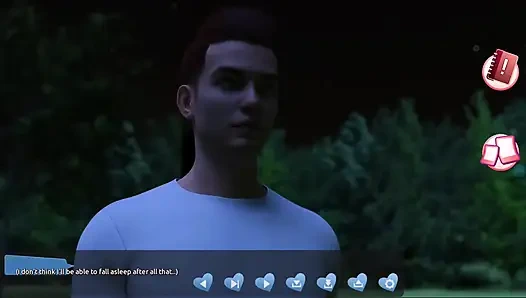 Membantu cewek-cewek seksi #3 - Johannes menyelidiki puncaknya untuk melihat apa yang sedang dilakukan gadis di kabin ini.