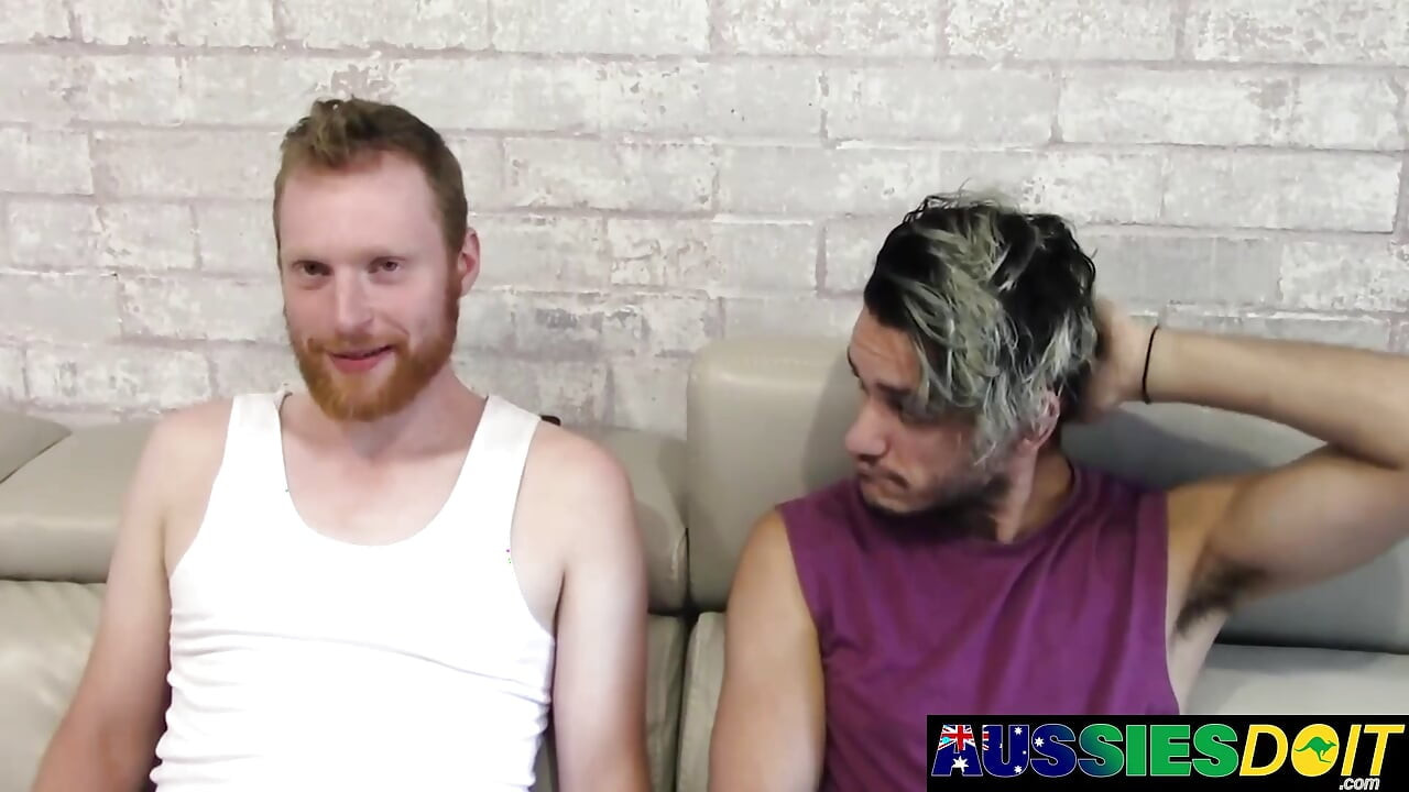 Australian Mars Thick Dick Explores Rhys Hairy Tight Asshole Raw