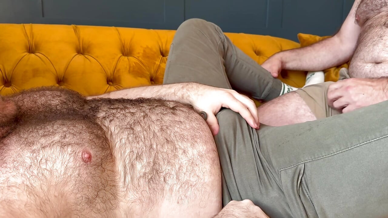 Bate Session with Hairy Uncut Rugby Cub