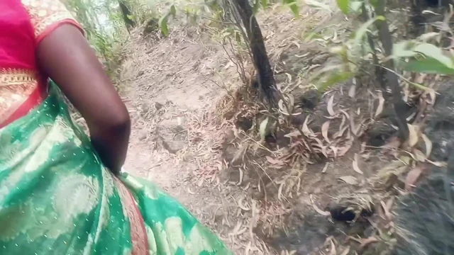 A village chitting  wife fucking with a school student in forest