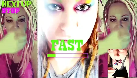 İkinci bir ekrana sakso pornosu koy ve Tanrıça Lana ile birlikte takip et