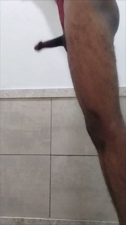 Big cock out of control and dancing