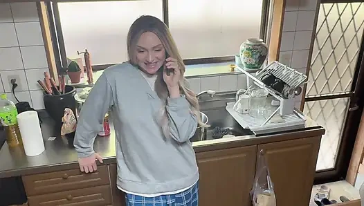 Busty Blonde Housewife Fucks Husband after Huge Business Deal