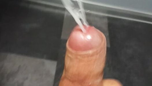 Jacking a cock to cum