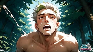 Unleash Your Horny Side with This Muscled Fellow in a Handsome Fuckfest Through the Forest! Experience the Ultimate Gay