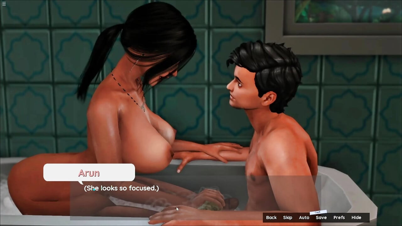 Indian Cheating Stepmom Washing Stepson Cock In Bathroom