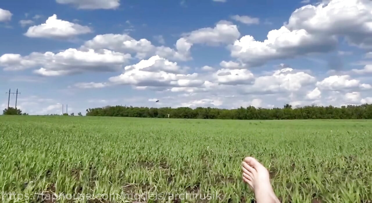 A Naked 18-year-old Boy Catches a Snake and Accidentally Sees Hot Stepdaddy's Cum Jerking off a Big Dick on the Ground