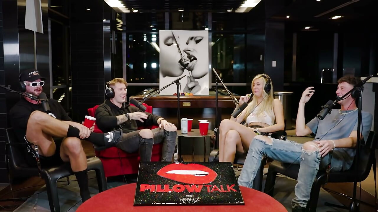 Double Date with Carly Lawrence and Joey Joy pillow Talk
