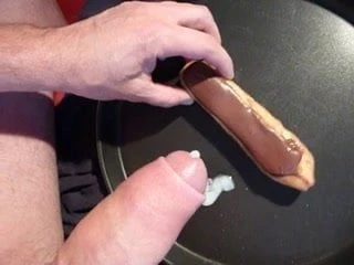 cum on food
