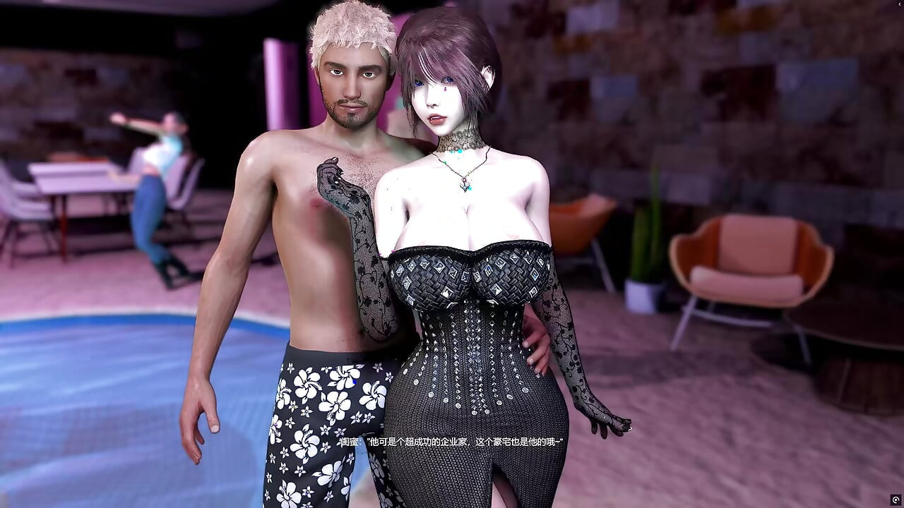 3D BBW sluts cheating with young big cock