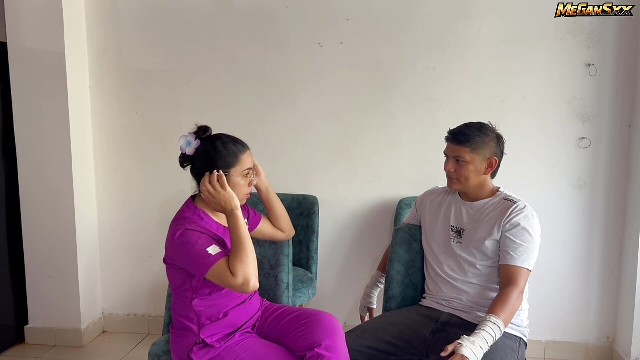 BIG ASS NURSE FUCKS HER PATIENT WHEN THE DOCTOR LEAVES.