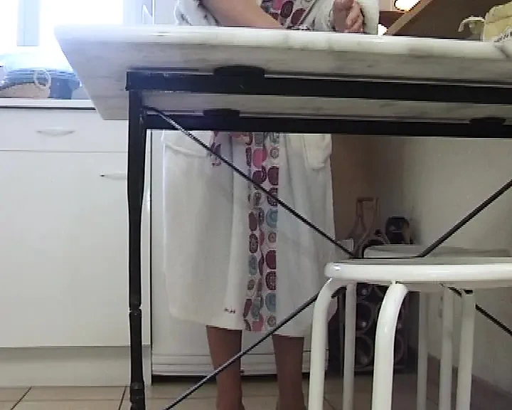 Hot French mom gets her asshole banger hard in the bakery