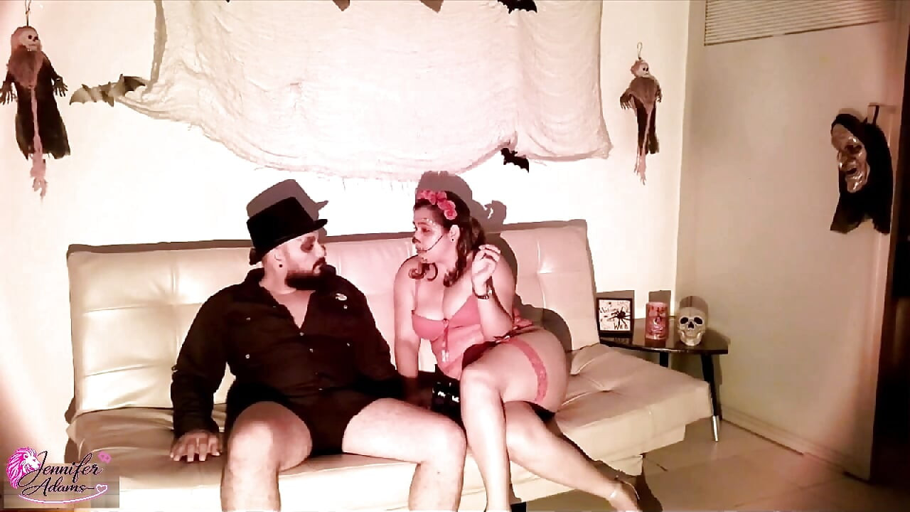 On Halloween a guest follows me everywhere to ask me to fuck secretly - Full Story- Porn