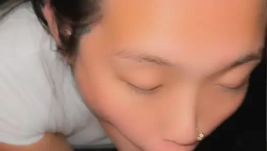 Er hat mich bedeckt mit sperma-BLOWJOB UND DOGGYSTYLE nach hause geschickt