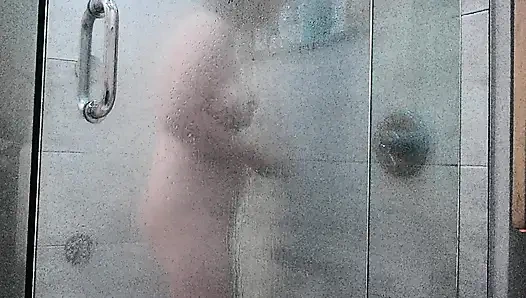 The shower scene with Asian step daughter Erin Luvin and her beautiful long nipples by andrewtatt