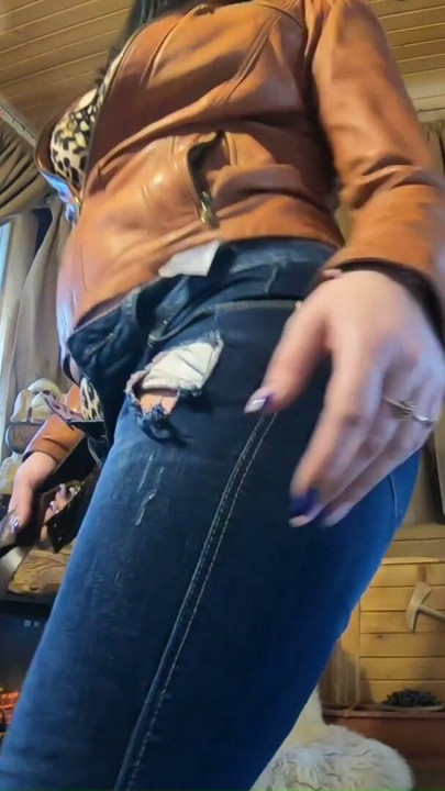 Cabin Striptease – Leather Belt, Jeans & Slow Teasing (Part 2) | Clip 3