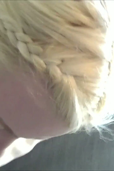 Hogtied Blonde Gagged with Panties, Ballgag and Microfoam Tape!