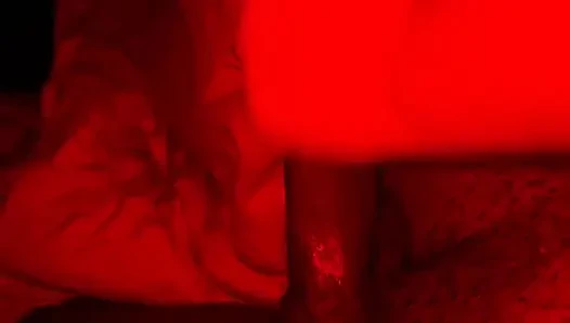 Stepsister plays with my bbc while we're home alone and I cum all over her tits