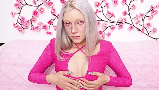 A Very Deep and Slobbery Blowjob From a Busty Bitch - Cum in the Throat and on the Tits!