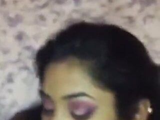 Desi Girl Takes Load To The Face