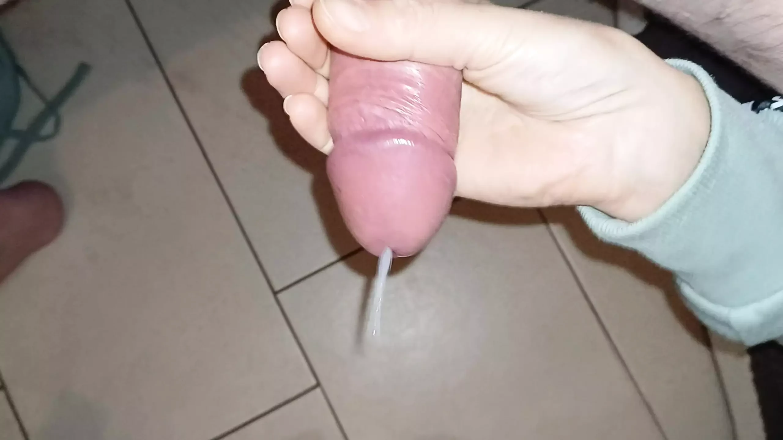 Stepmom films how she milks me the cream. Two handjob videos in one.