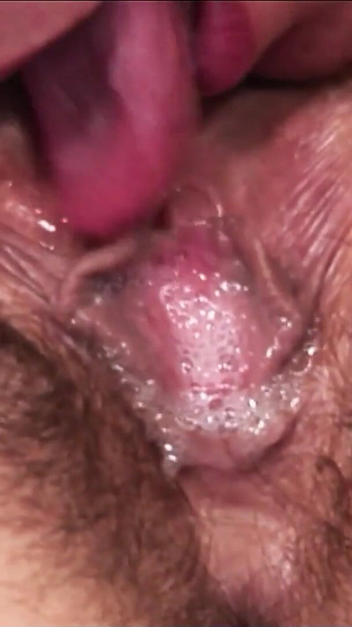Two ugly Teen Bitches Gloria and Missy with extreme Hairy Pussy at Lesbian Sex in front of Stranger | Clip 2
