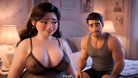 "From Chubby & Ignored to Curvy Cock Tease - Her Slutty Transformation" ep1