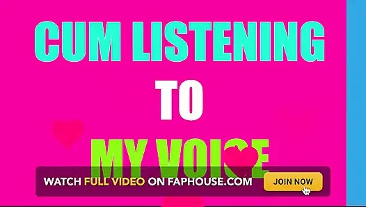 Cum for bubble butts JOI with cum sock JOI version