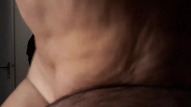 my 68 year old girlfriend ridining on my dick