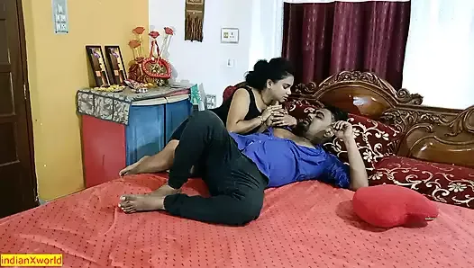 Zmęczony mąż nie chce się pieprzyć! indyjska teściowa uprawia seks