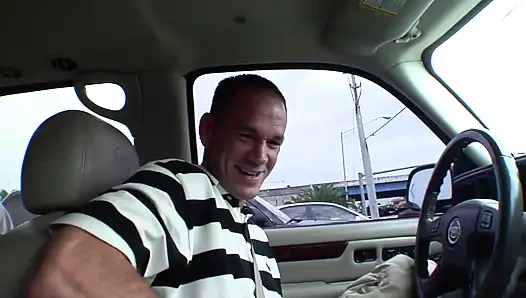 Young beauty with round ass gets fucked after pickup