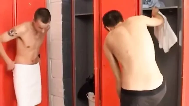 First they showered...