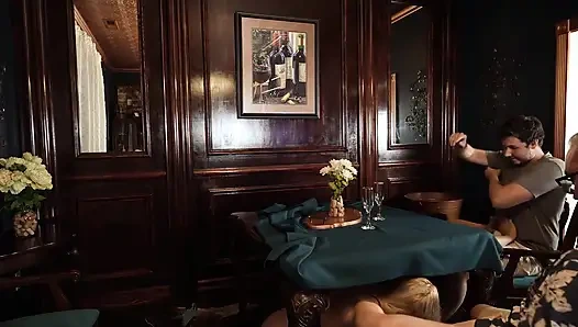 Tipping the Waitresses with Thier Cocks